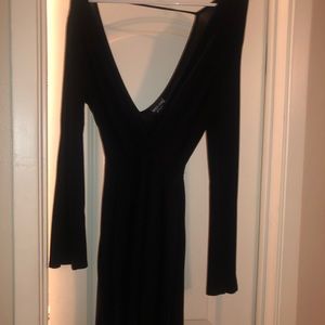 Valentines flirty black cocktail dress